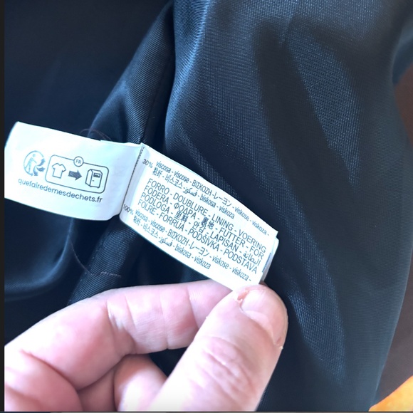 Zara dark brown double breasted button blazer coat NWT - Picture 9 of 14